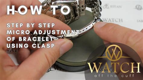 watch bracelet micro adjustment